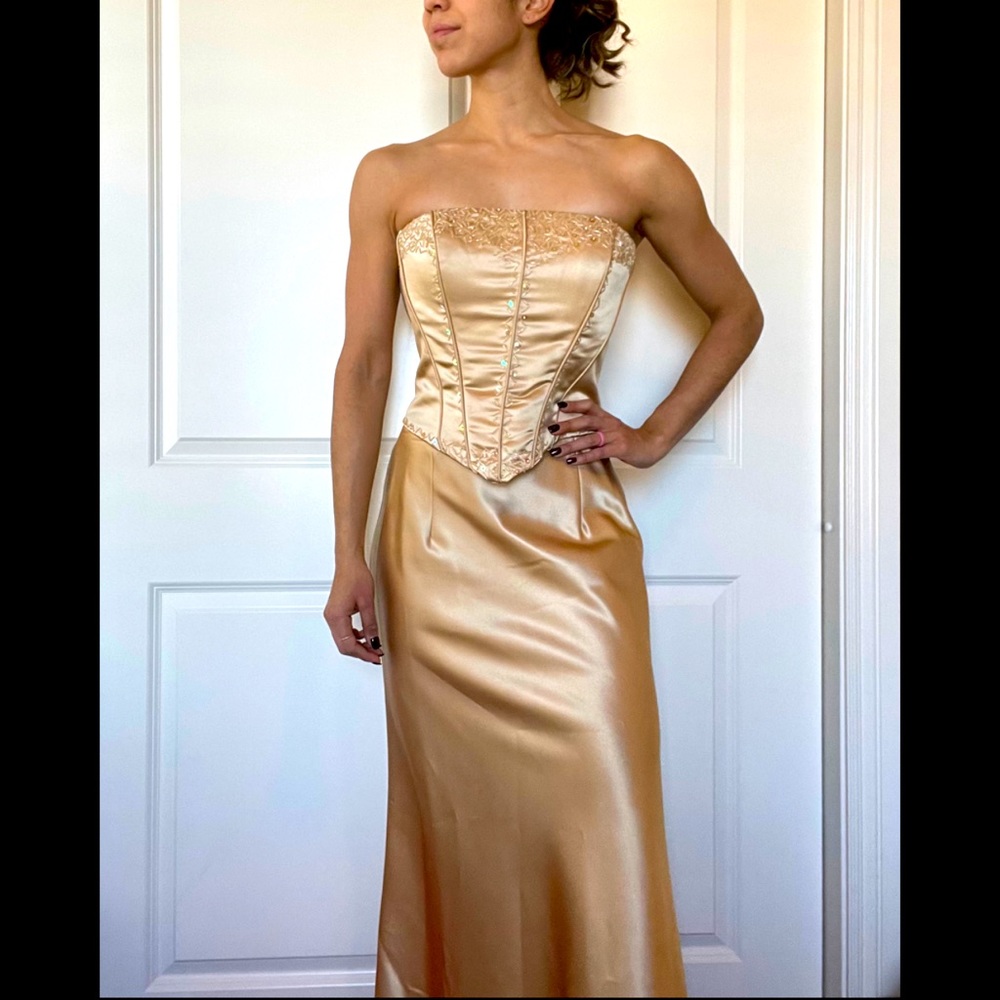 Formal *2 piece* Strapless Dress